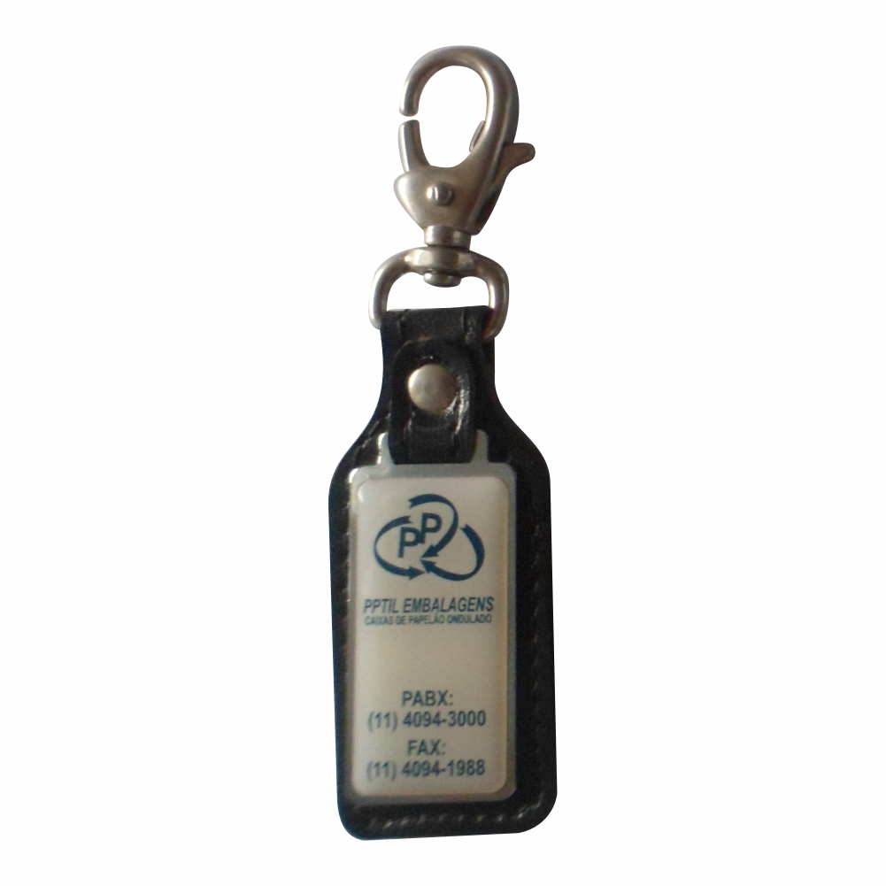 Chaveiro de Couro Sintético Retangular com Resina e Mosquete (002).png